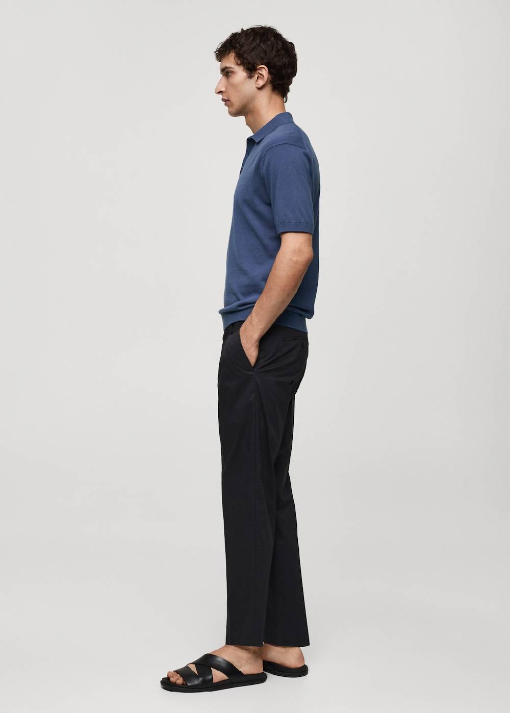 Mango Strick-Poloshirt aus 100 % Baumwolle Muttertagsangebot