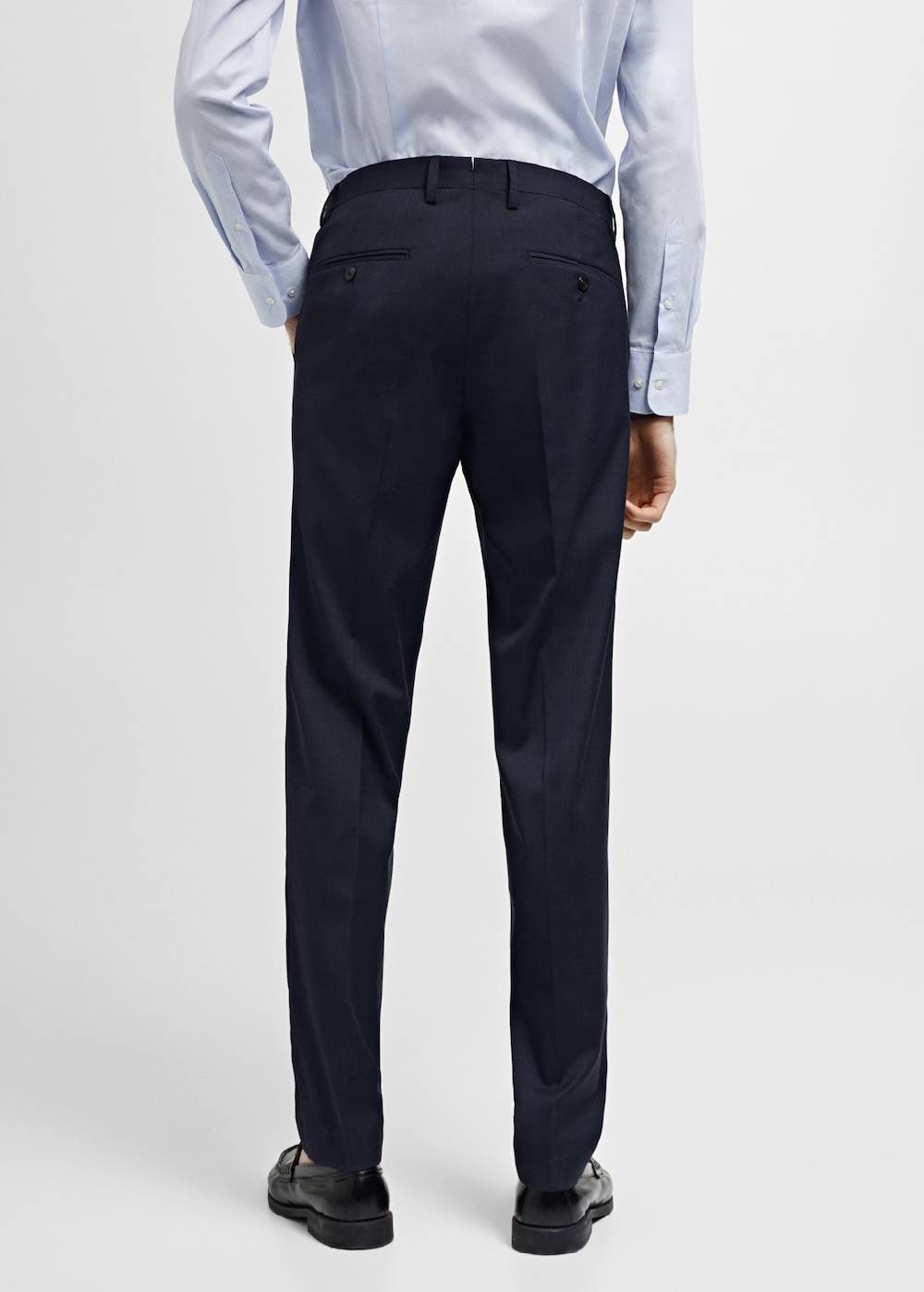 Mango Slim Fit-Anzughose aus Stretchstoff Top Angebot