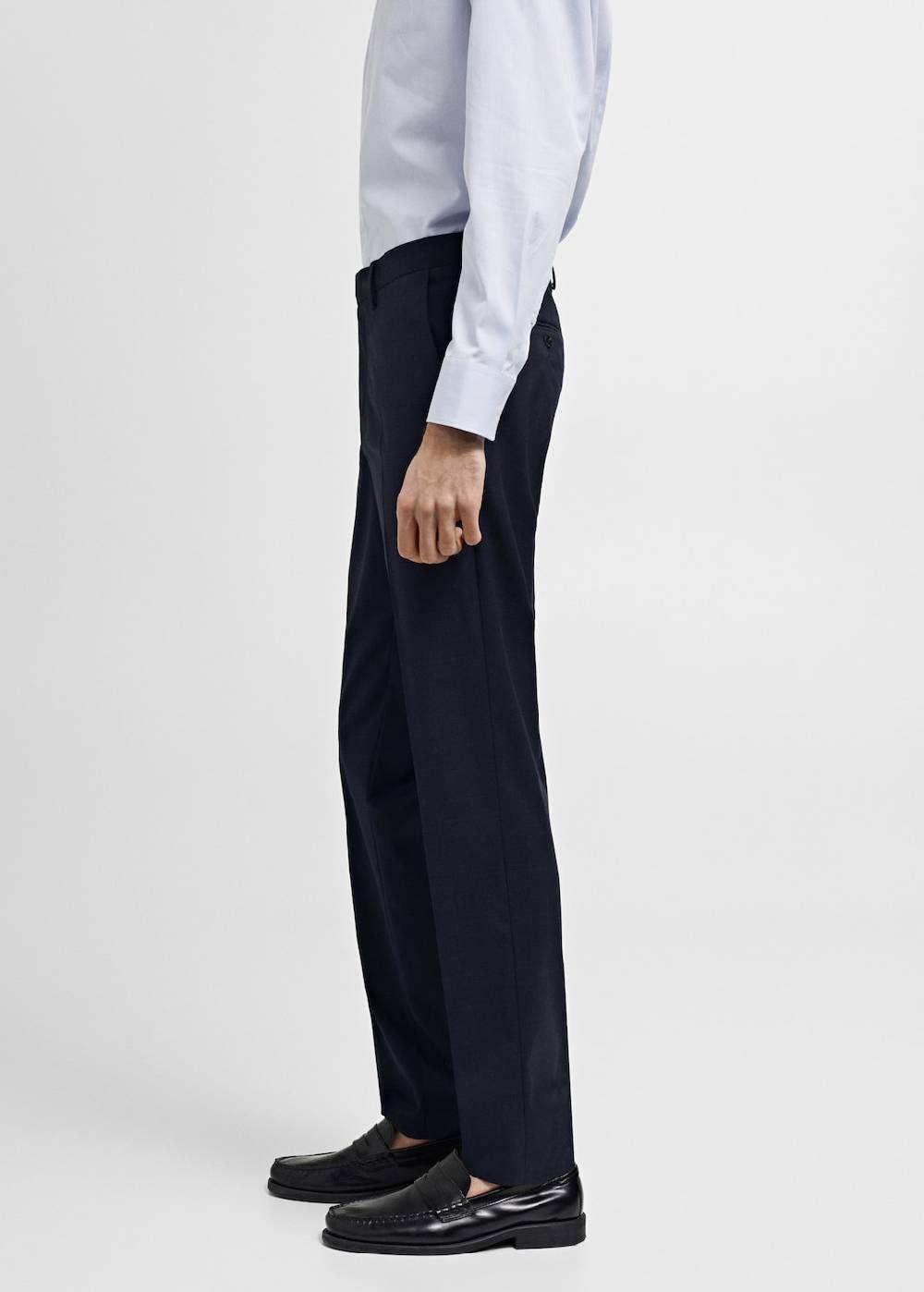 Mango Slim Fit-Anzughose aus Stretchstoff Top Angebot