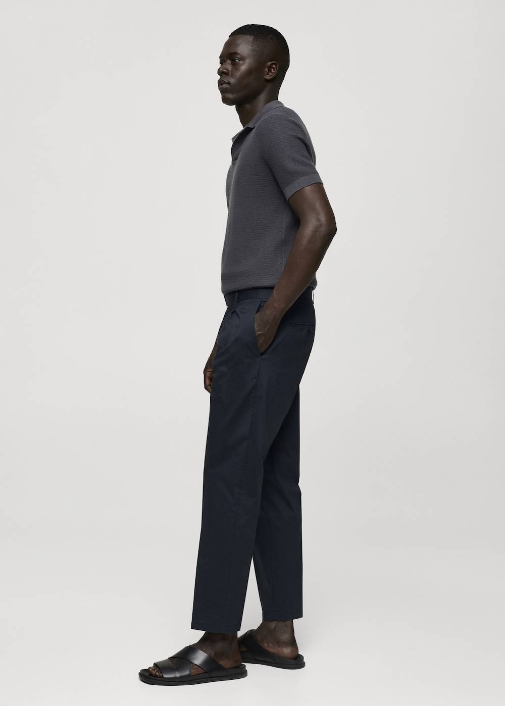 Mango Slim Fit-Bundfaltenhose aus Baumwolle Bestseller