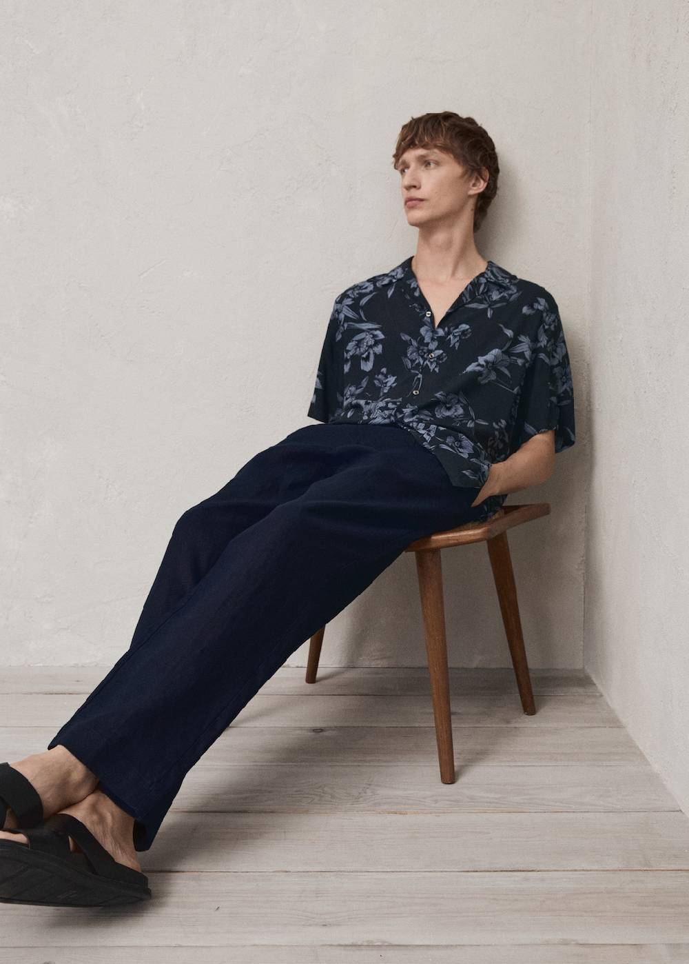 Mango Relaxed-Fit-Hose aus 100 % Leinen Zeitbegrenzte Promotion