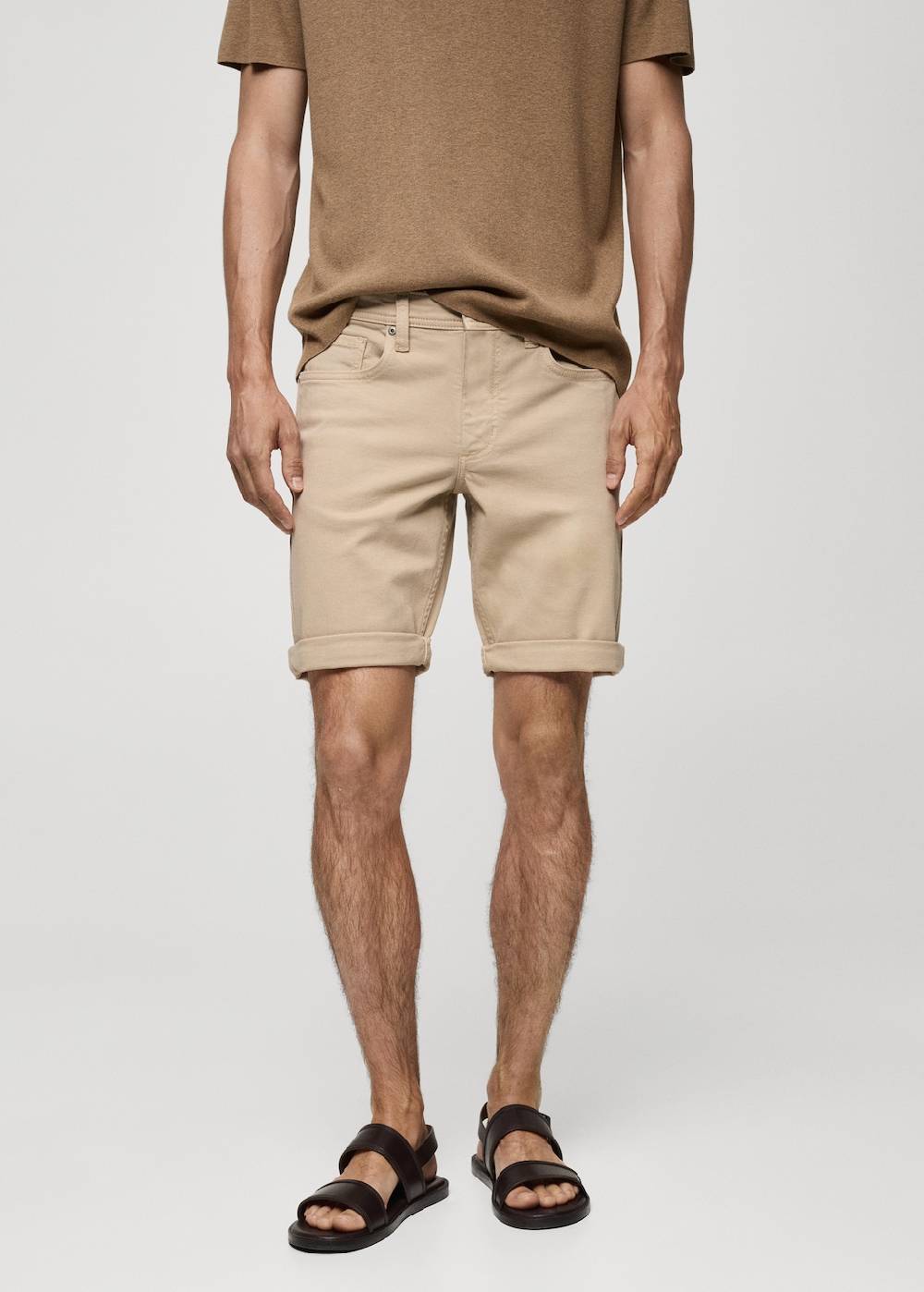 Mango Slim Fit-Jeans-Bermudashorts