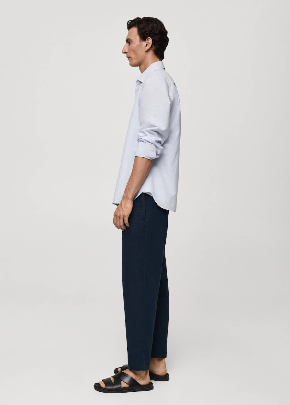 Mango Classic Fit-Leinenhemd Bis zu 65% Rabatt
