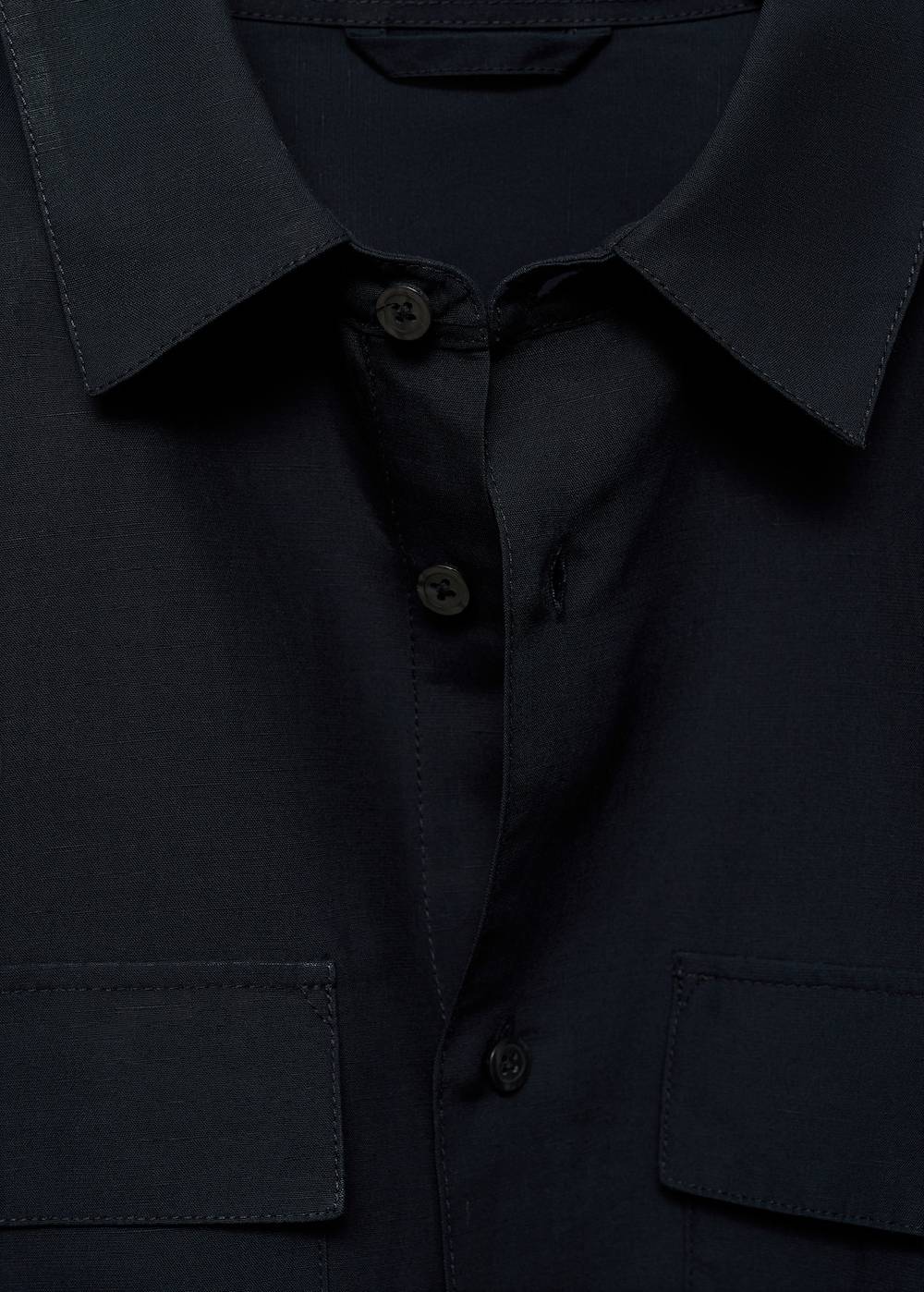 Mango Overshirt aus Tencel-Leinenmischung mit Taschen Vierteljährliche Förderung