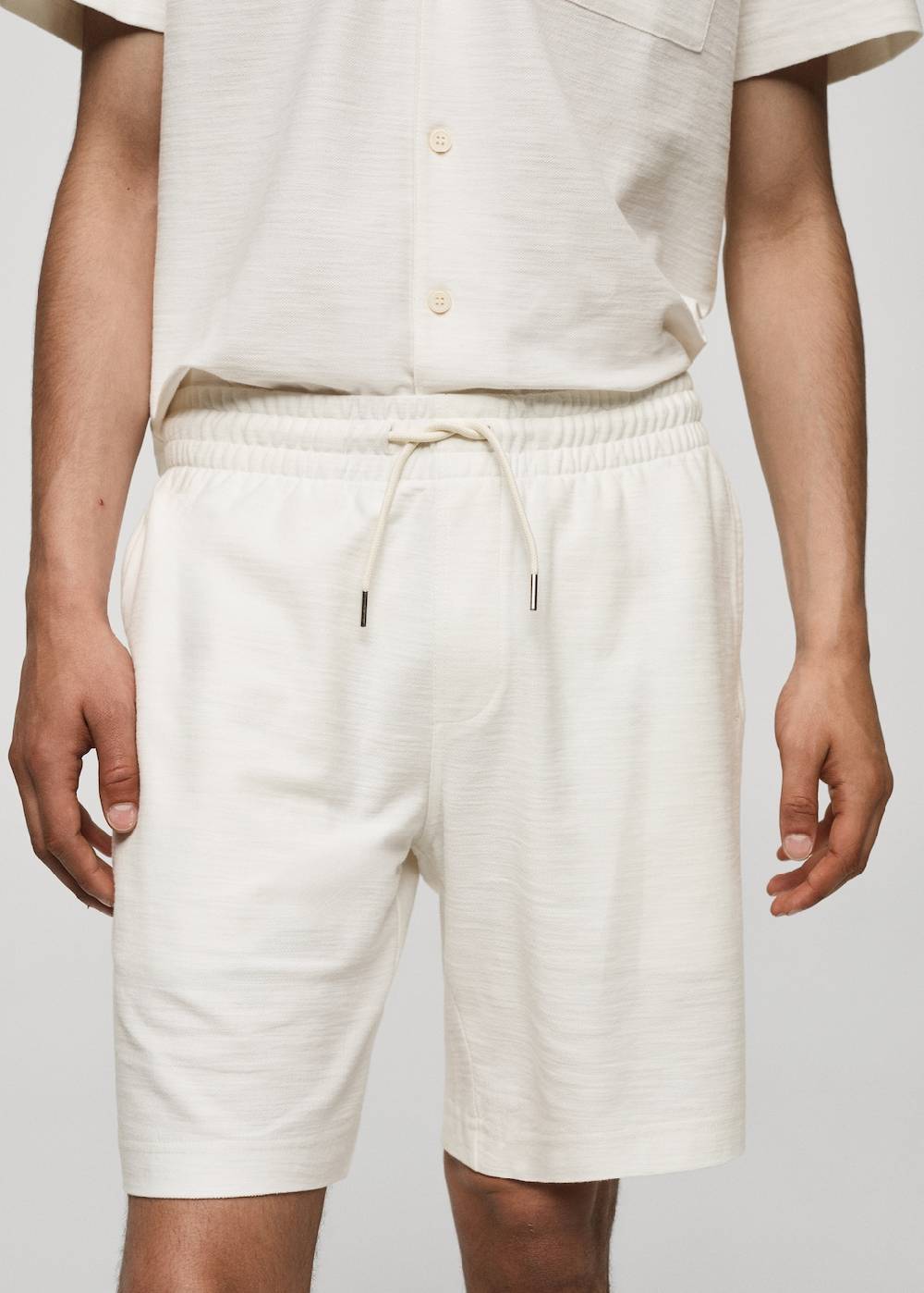 Mango Baumwoll-Bermudashorts mit Kordelzug Bis zu 55% Rabatt