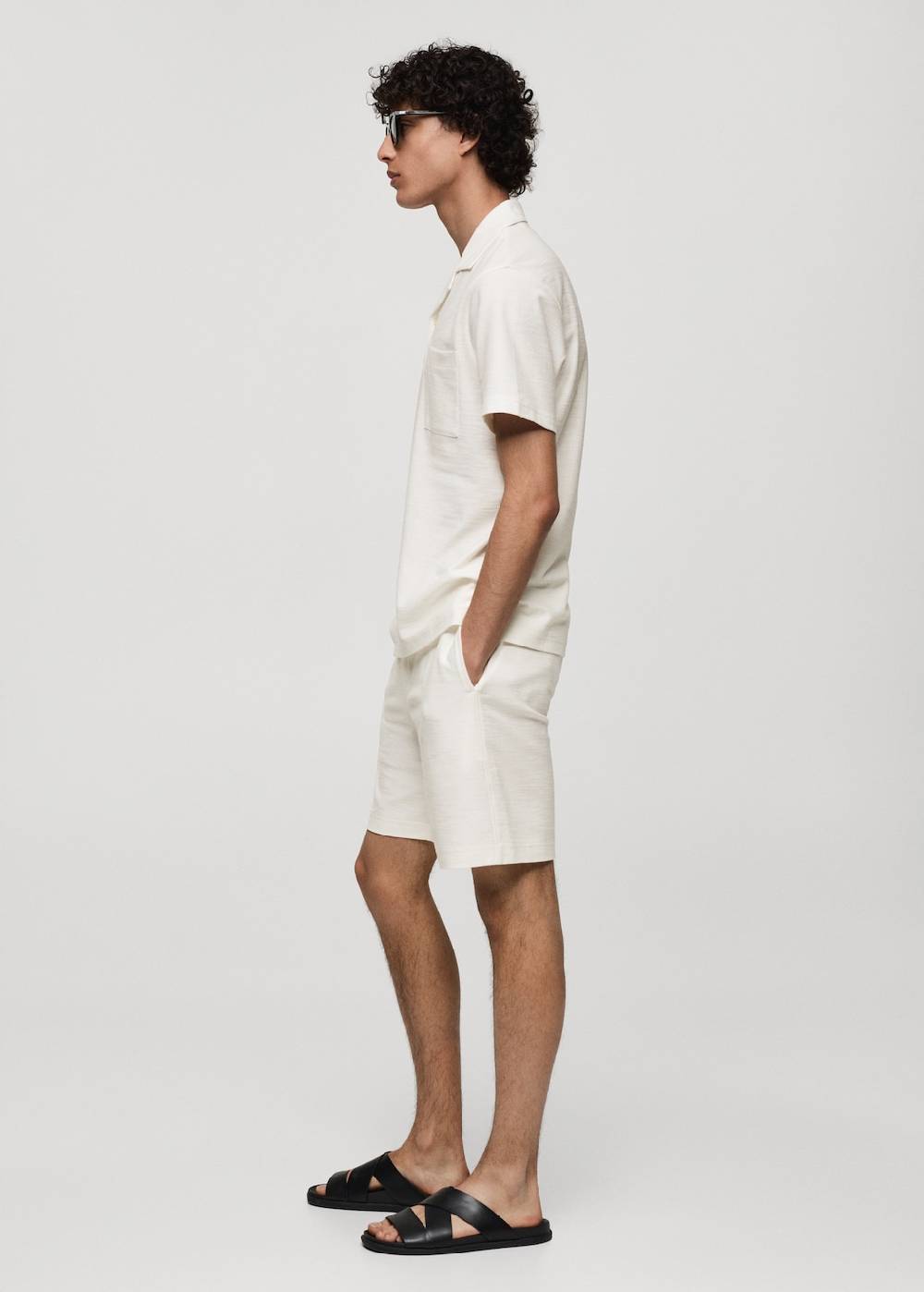 Mango Baumwoll-Bermudashorts mit Kordelzug Bis zu 55% Rabatt