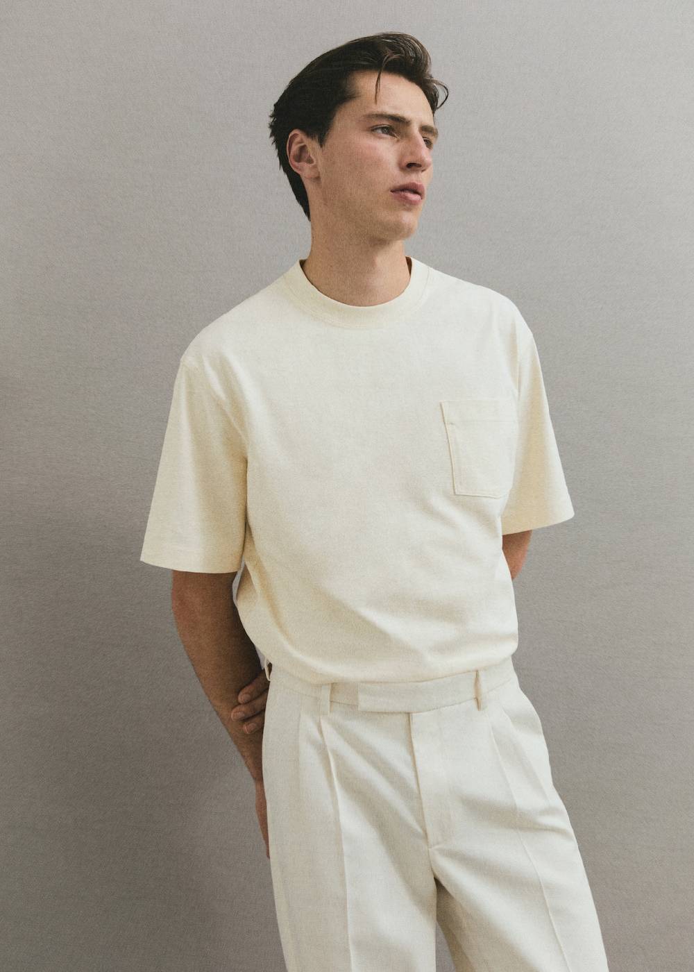 Mango T-Shirt aus 100 % Baumwolle mit Tasche Discount Store für neue Produkte