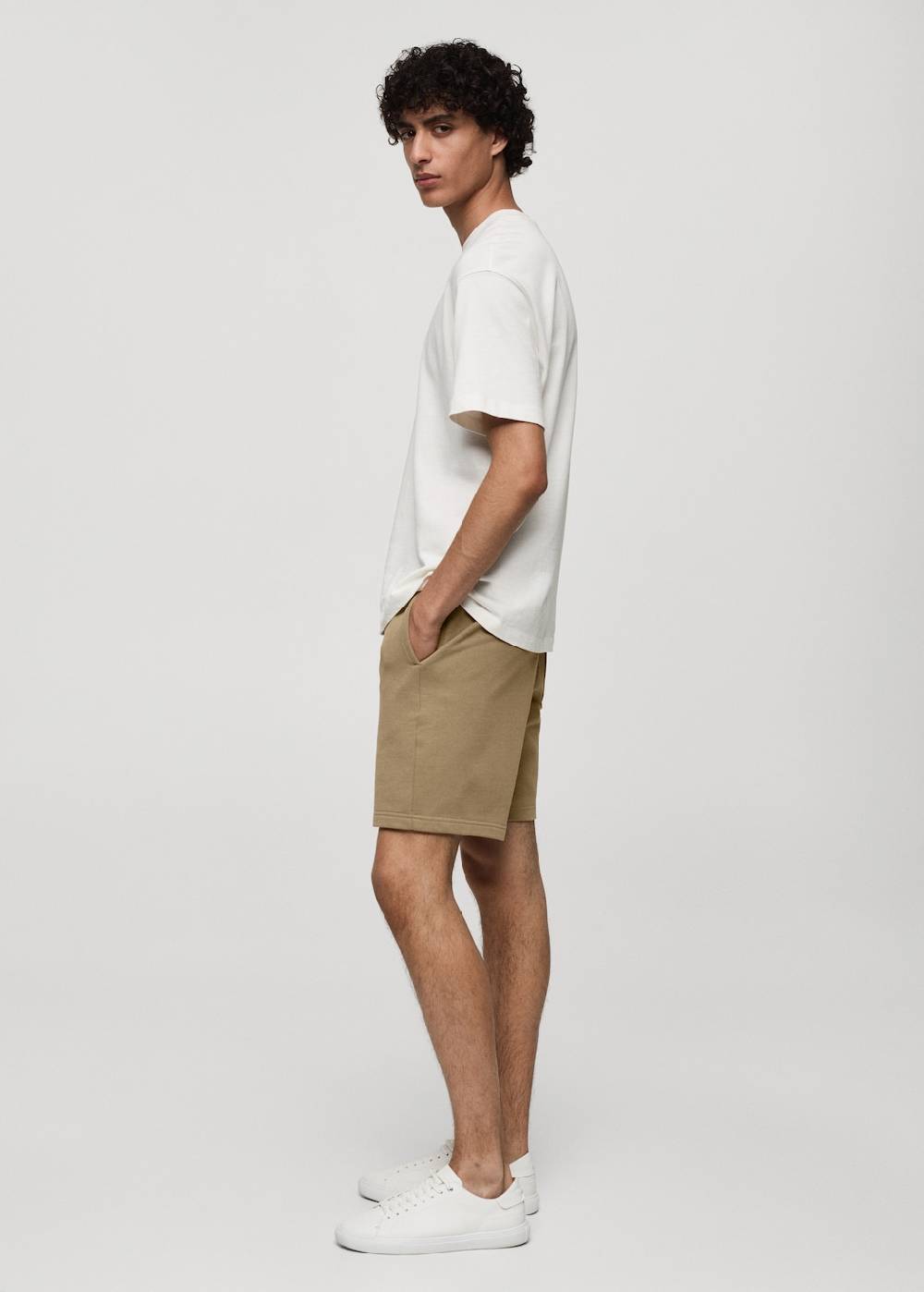 Mango Bermudashorts im Jogger-Stil aus Baumwolle Riesige Rabatte