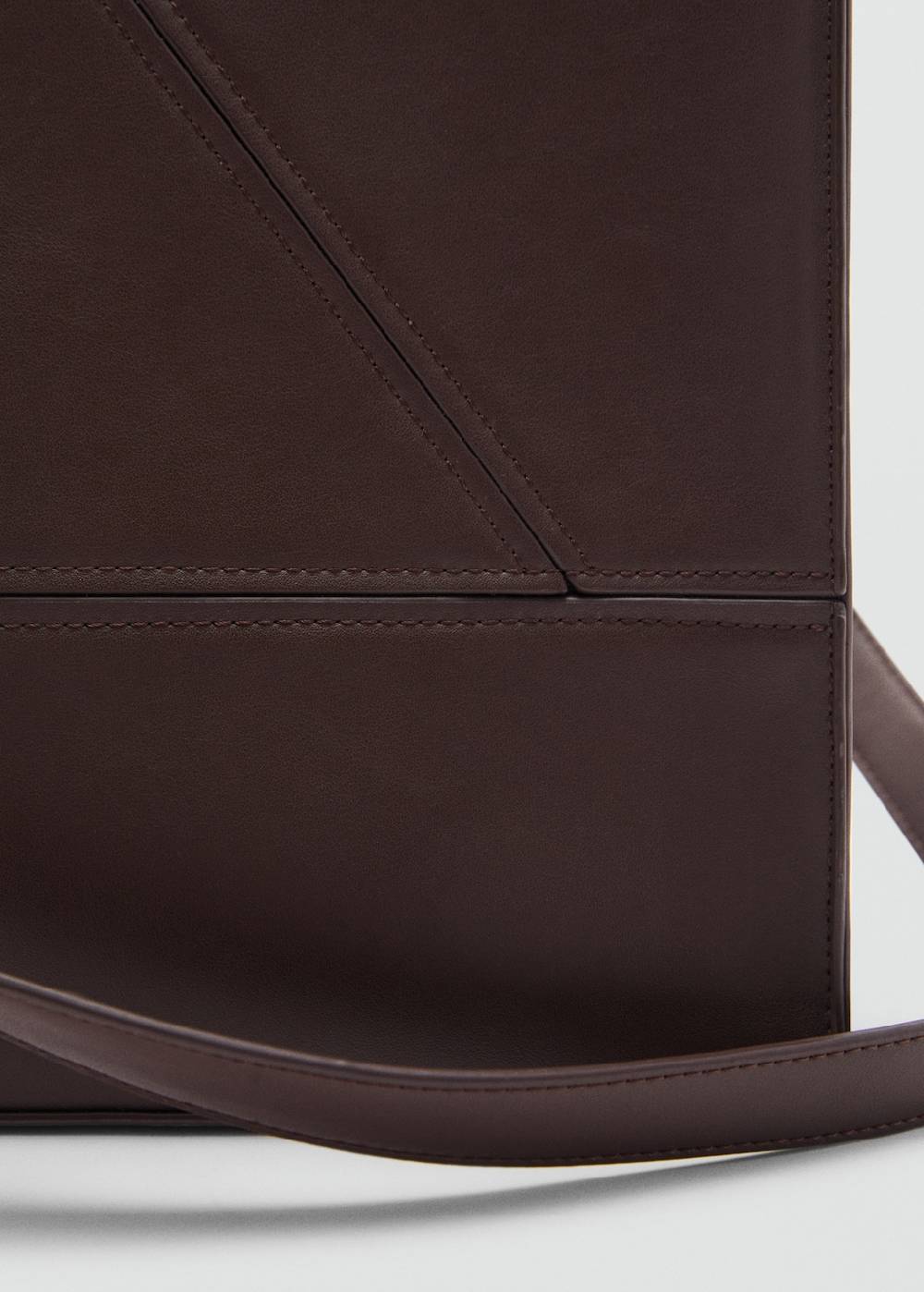 Mango Tote-Bag mit Leder-Effekt Clearance-Verkauf