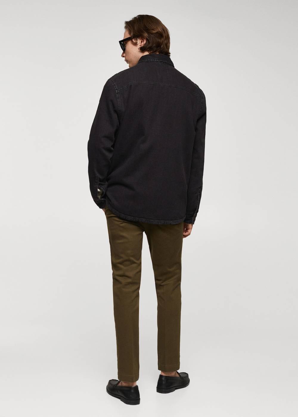 Mango Gestepptes Jeans-Overshirt Kostenloser Versand international
