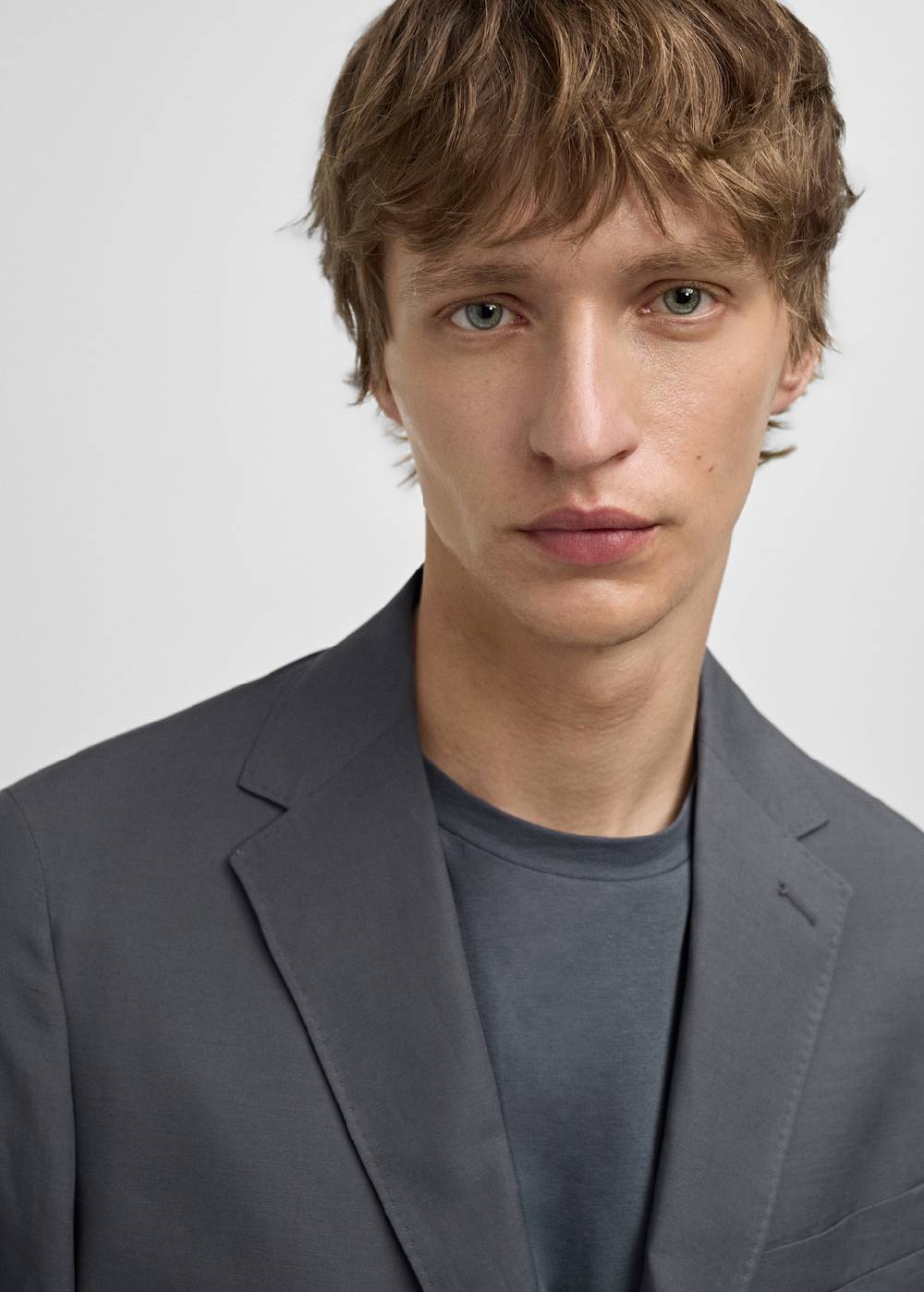 Mango Slim Fit-Anzugblazer aus Leinengemisch Fabrikladen