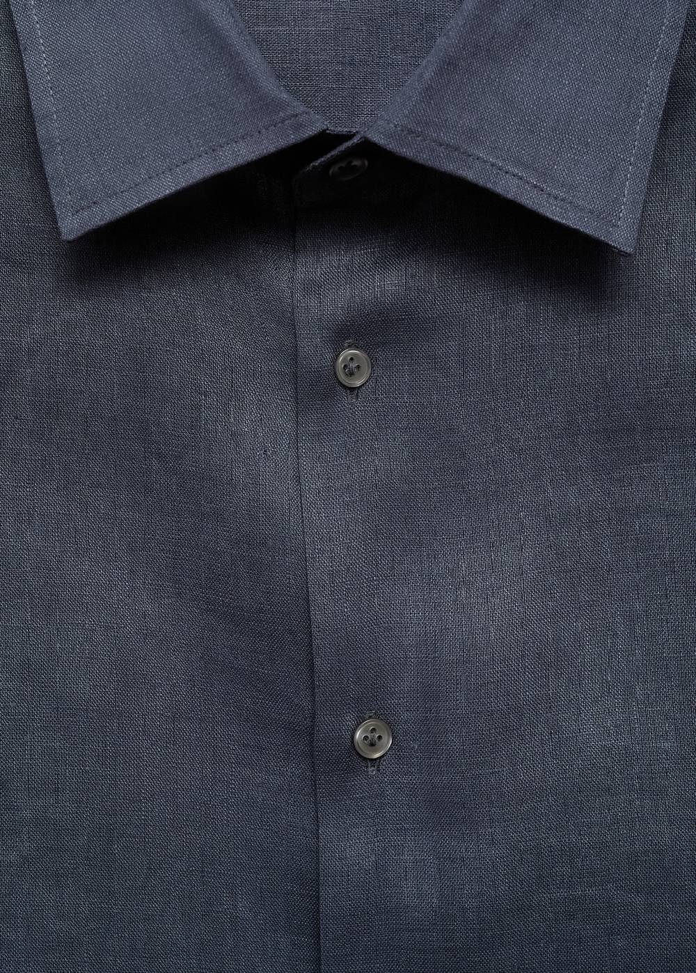 Mango Regular Fit-Hemd aus 100 % Leinen Outlet