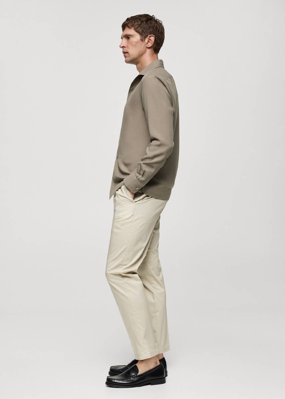 Mango Regular Fit-Hemd aus Lyocell Angebote