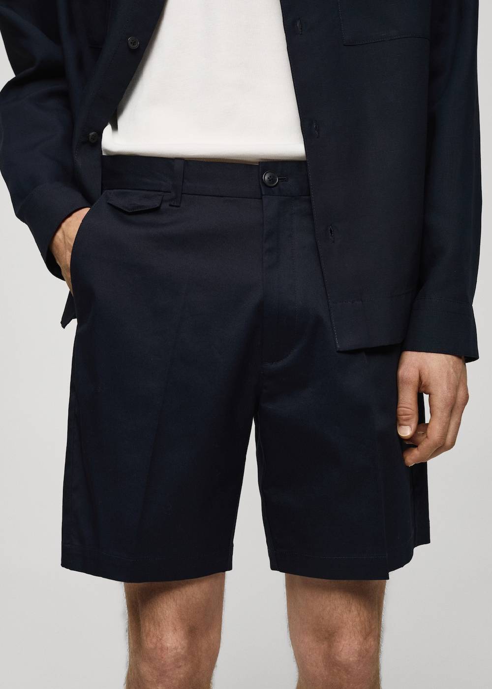 Mango Slim Fit-Bermudashorts aus Baumwolle Hotsell