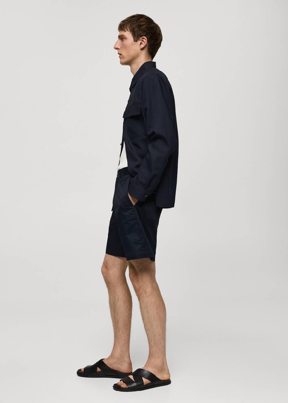 Mango Slim Fit-Bermudashorts aus Baumwolle Hotsell