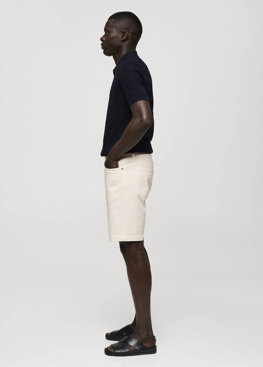 Mango Regular Fit-Bermudashorts aus Jeans Schlussverkauf