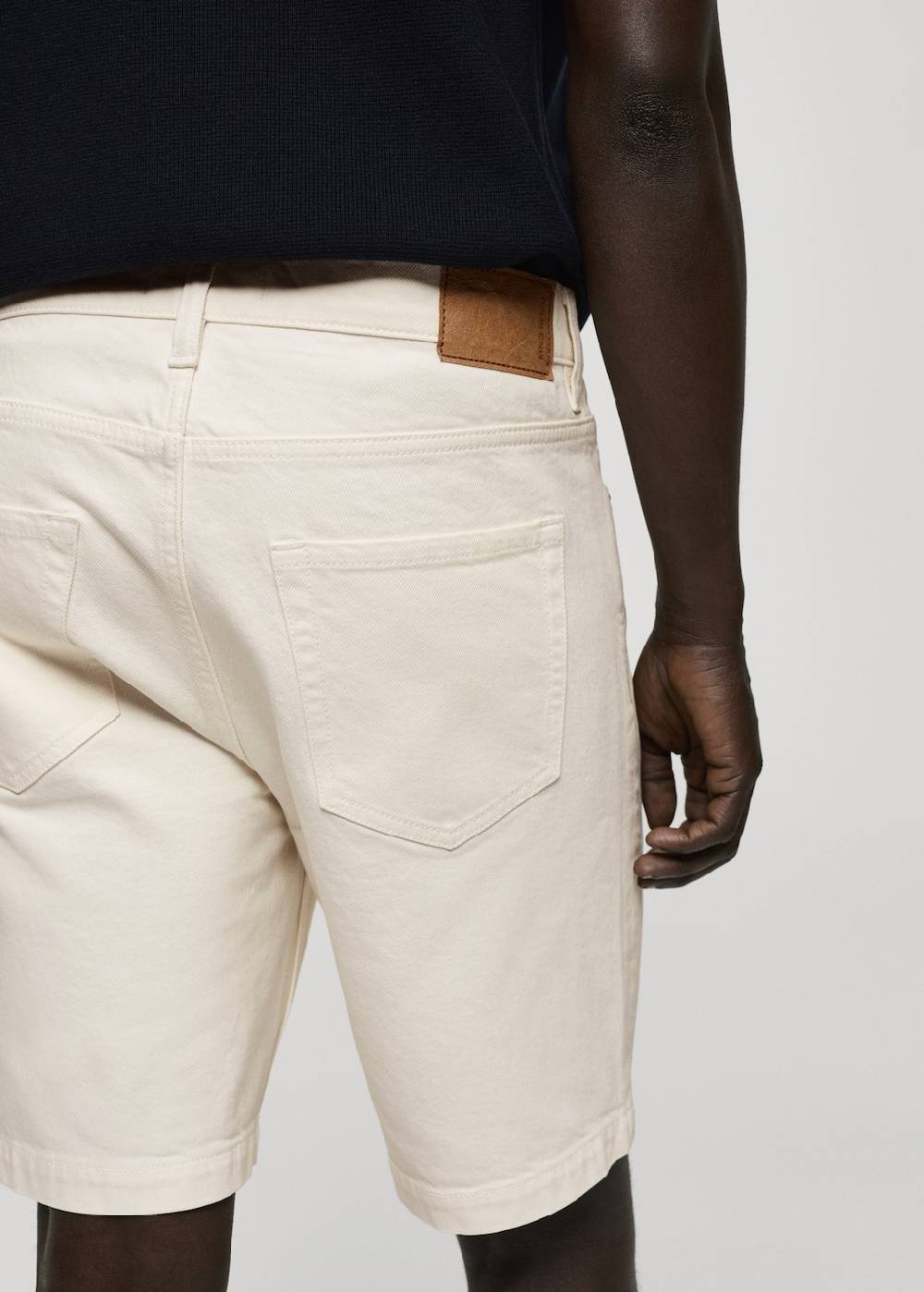 Mango Regular Fit-Bermudashorts aus Jeans Schlussverkauf