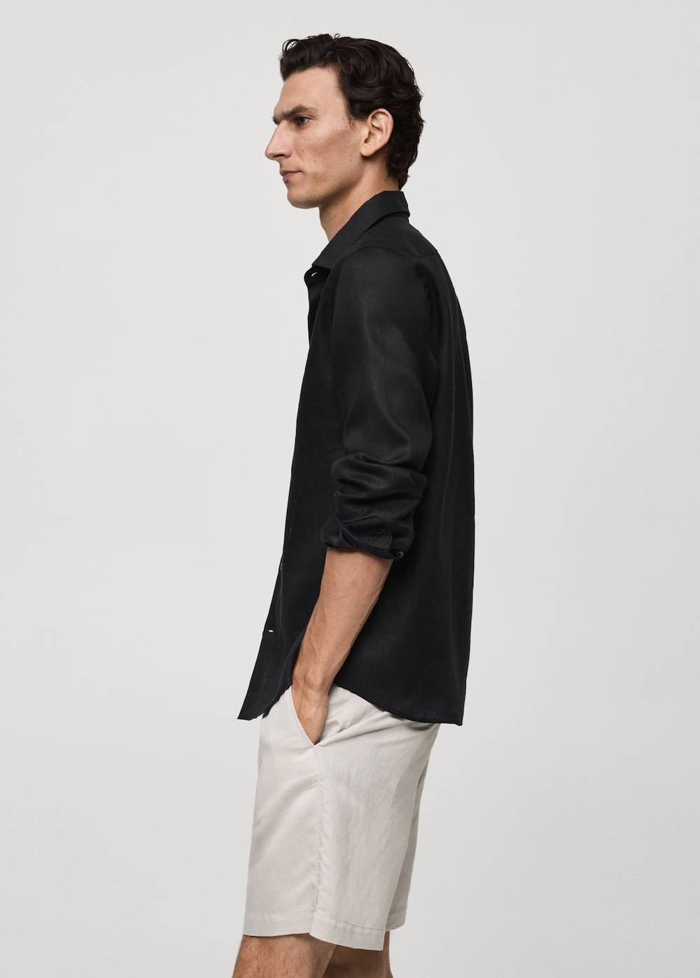 Mango Regular Fit-Hemd aus 100 % Leinen Günstiger Verkauf