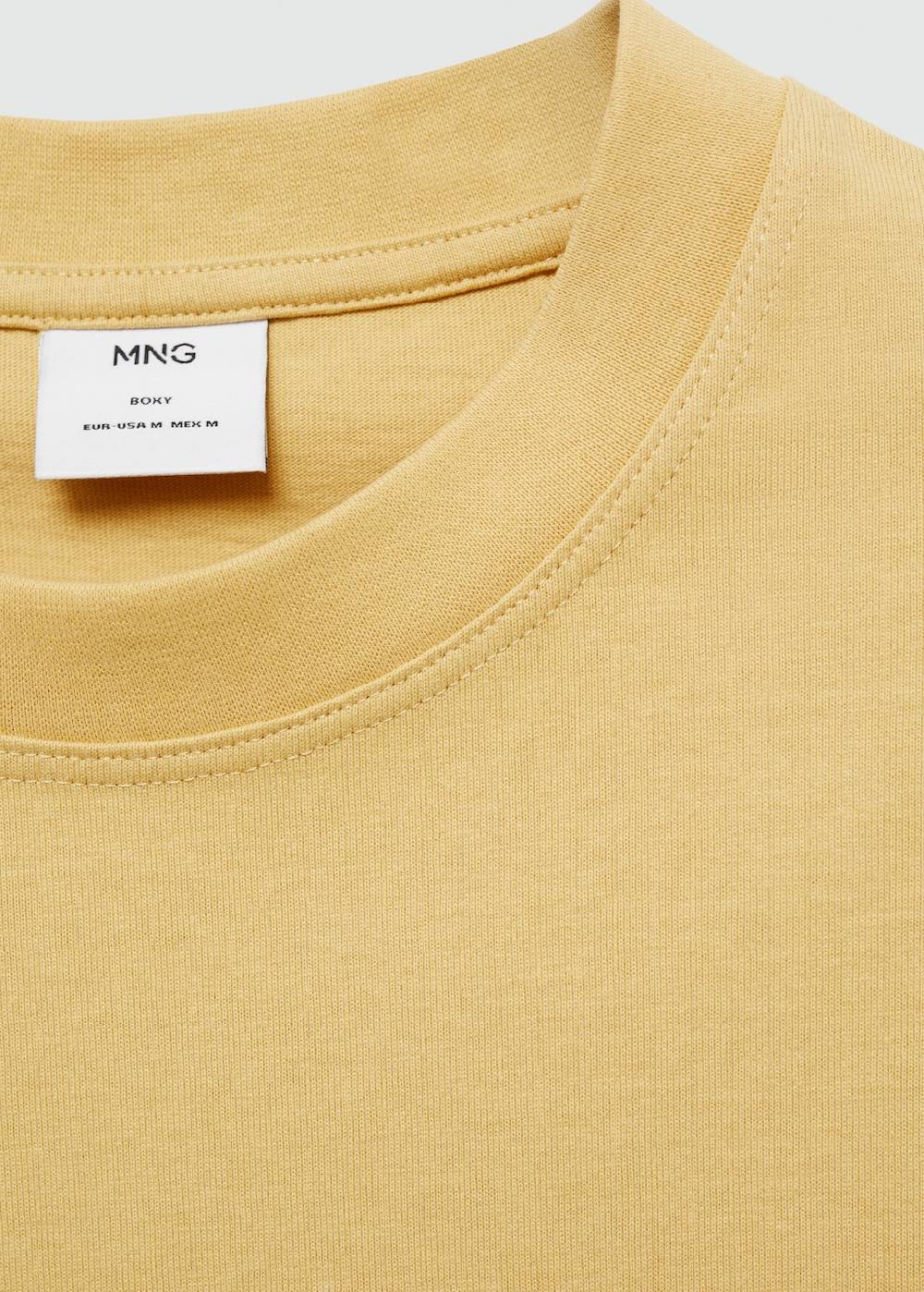 Mango T-Shirt aus 100 % Baumwolle mit Tasche Fabrikverkauf