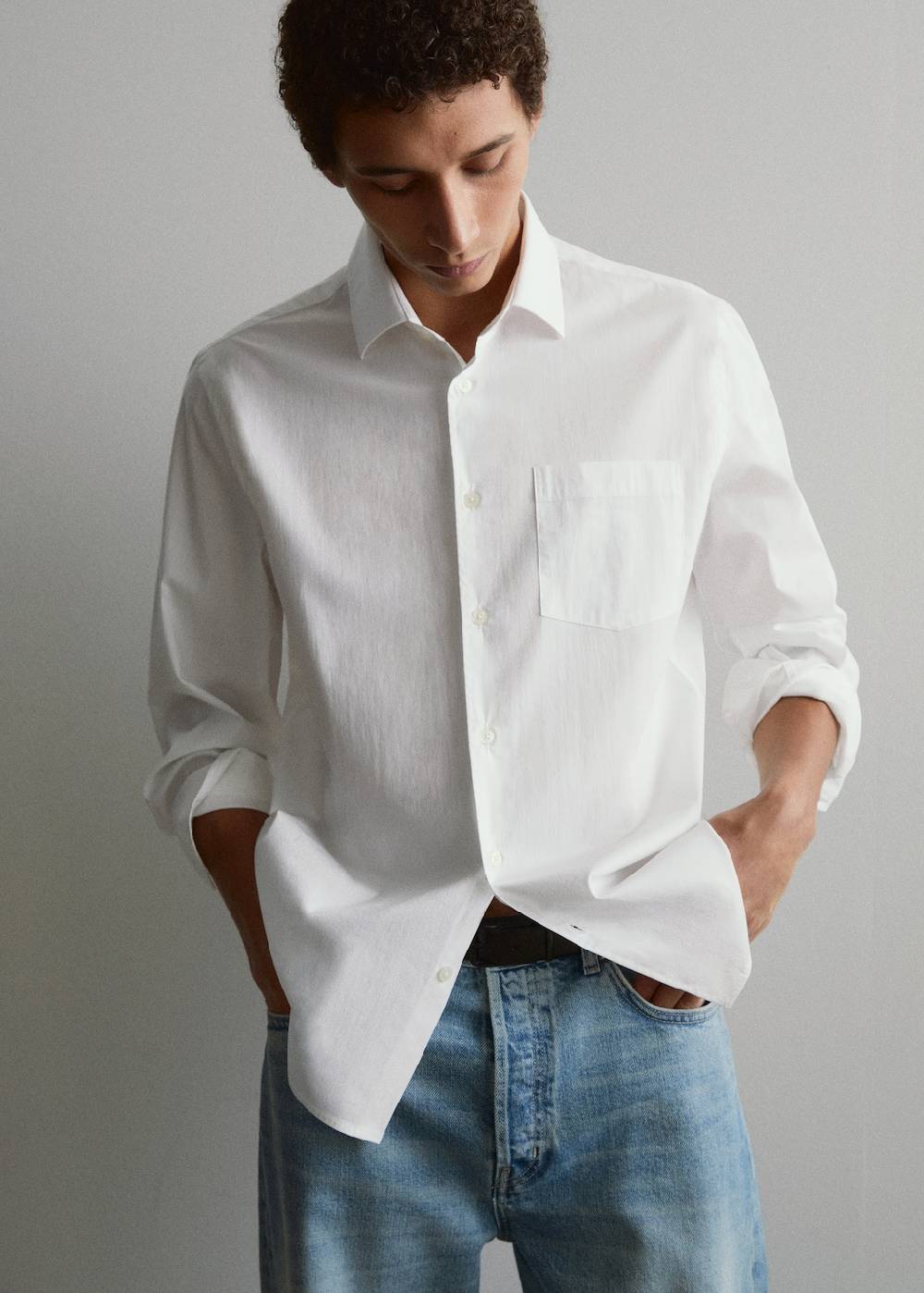 Mango Classic Fit-Hemd aus Popeline Meist gekauft