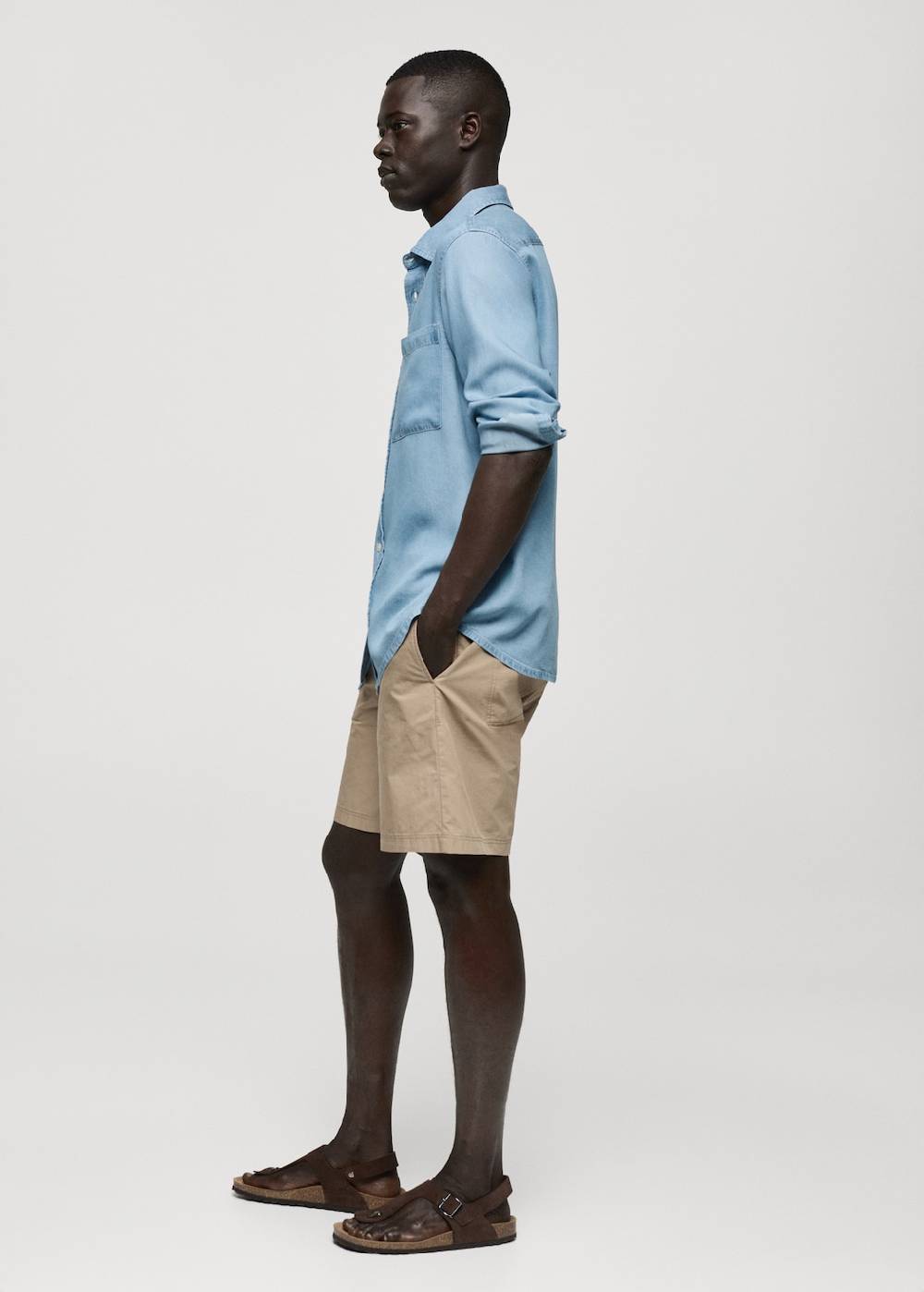 Mango Regular-Fit-Hemd aus 100 % Tencel Blitzverkäufe
