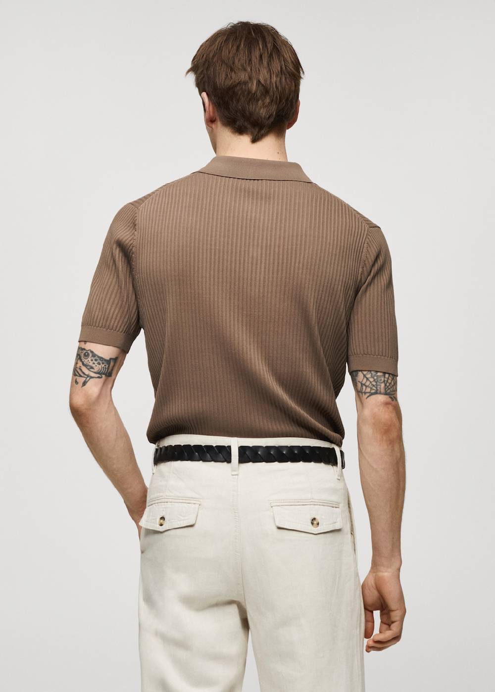 Mango Strick-Poloshirt aus Baumwolle Fabrikpreis