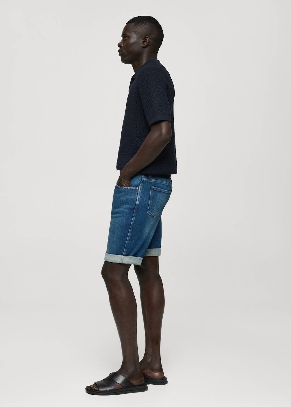 Mango Slim Fit-Jeans-Bermudashorts Versandkostenfrei
