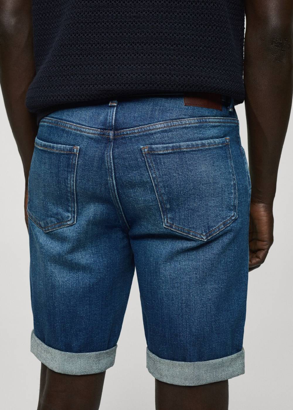Mango Slim Fit-Jeans-Bermudashorts Versandkostenfrei