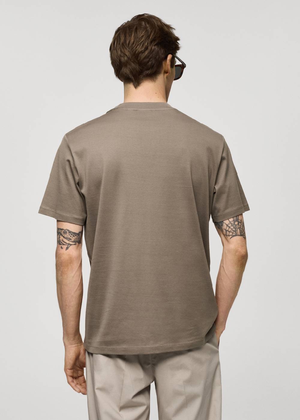 Mango Slim-Fit-T-Shirt aus 100 % Baumwolle Online Shopping