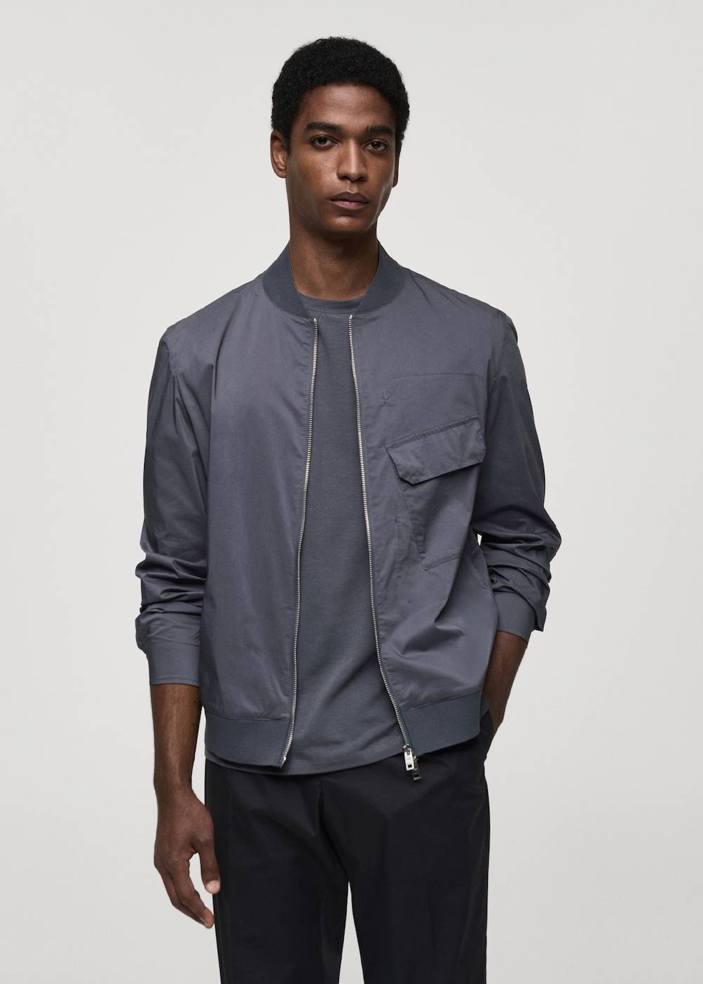 Mango Bomberjacke mit Tasche Saisonschlussverkauf