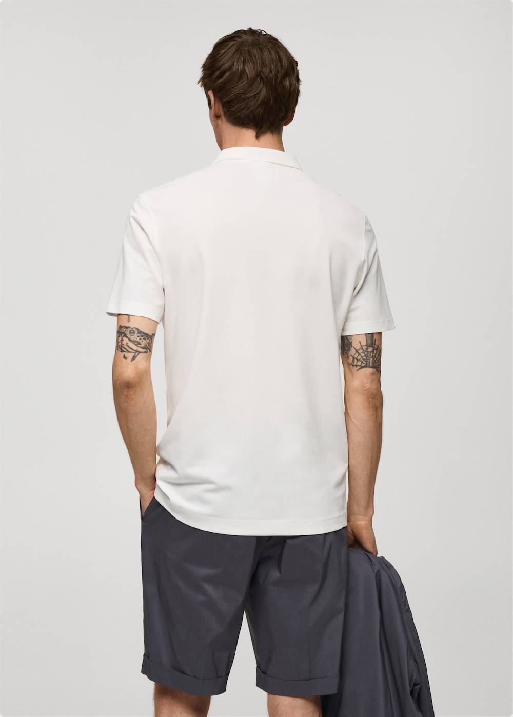 Mango Slim Fit-Poloshirt aus Baumwoll-Piqué Weihnachtsangebot