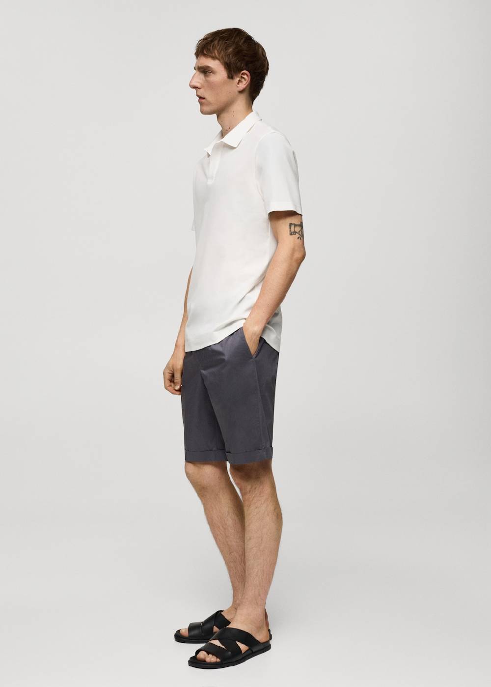 Mango Slim Fit-Poloshirt aus Baumwoll-Piqué Weihnachtsangebot