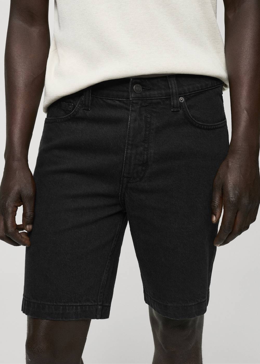 Mango Regular Fit-Bermudashorts aus Jeans Valentinstagsangebot