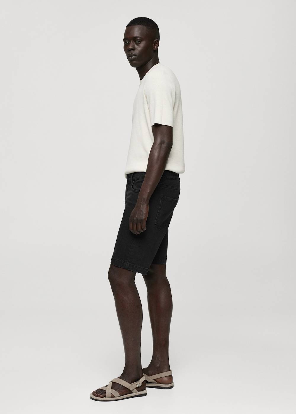 Mango Regular Fit-Bermudashorts aus Jeans Valentinstagsangebot