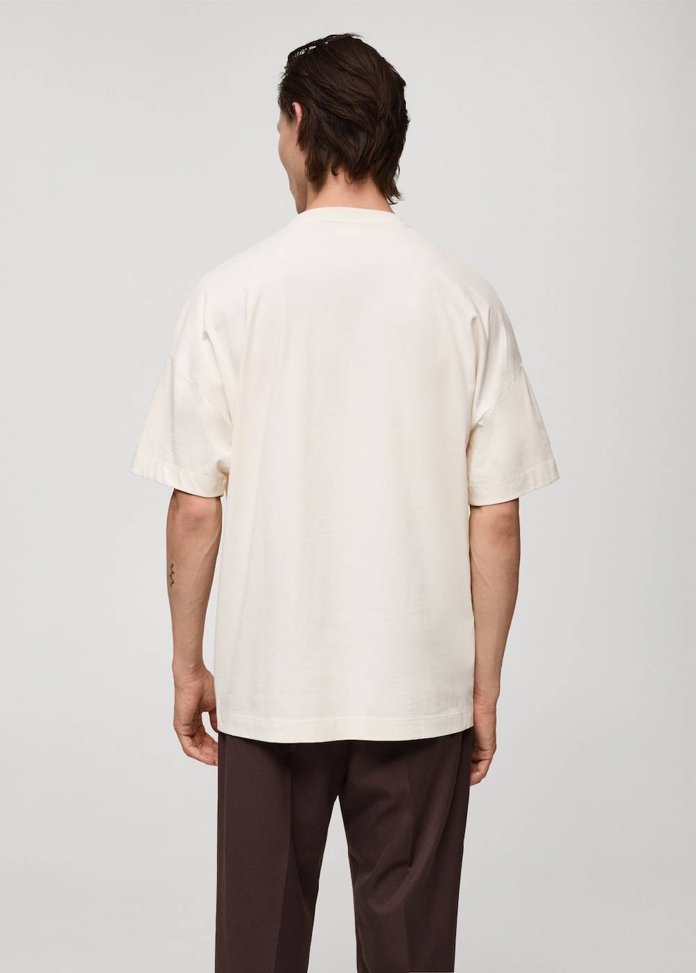 Mango Oversized-T-Shirt aus 100 % Baumwolle Jubiläumsangebot