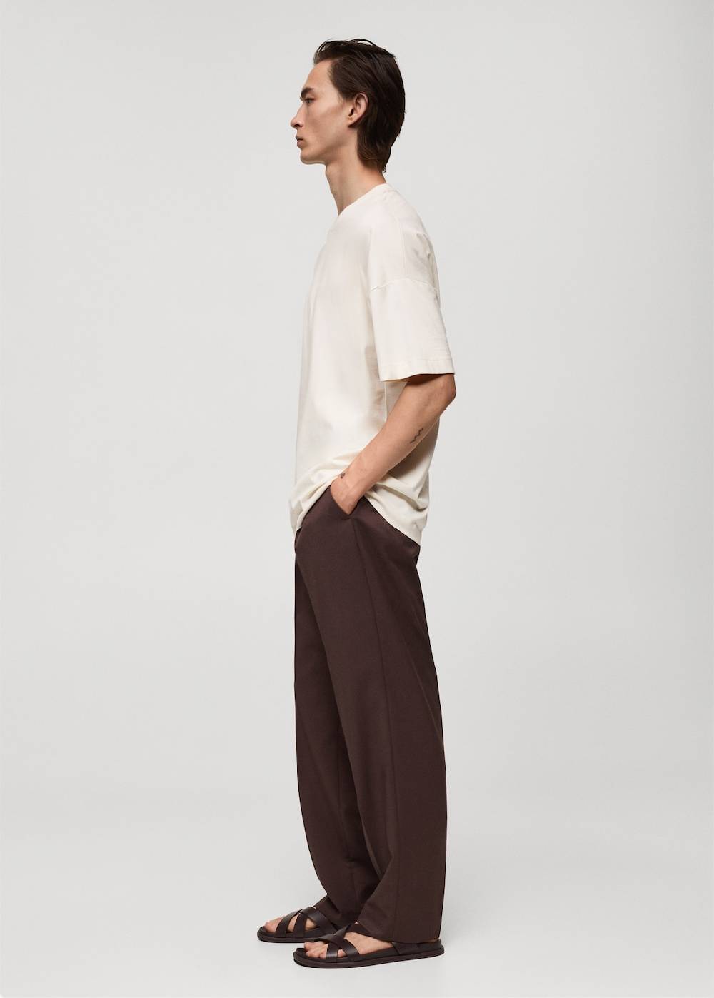 Mango Oversized-T-Shirt aus 100 % Baumwolle Jubiläumsangebot