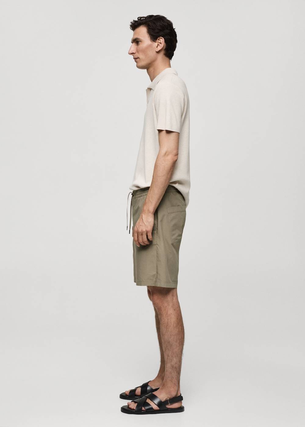 Mango Bermudashorts aus 100 % Baumwolle mit Kordel Neueste Mode