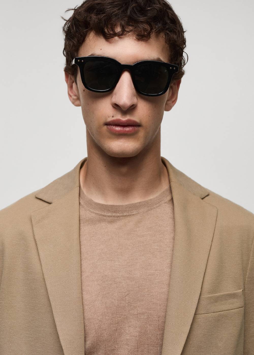 Mango Slim Fit Blazer mit Mikrostruktur Online Outlet