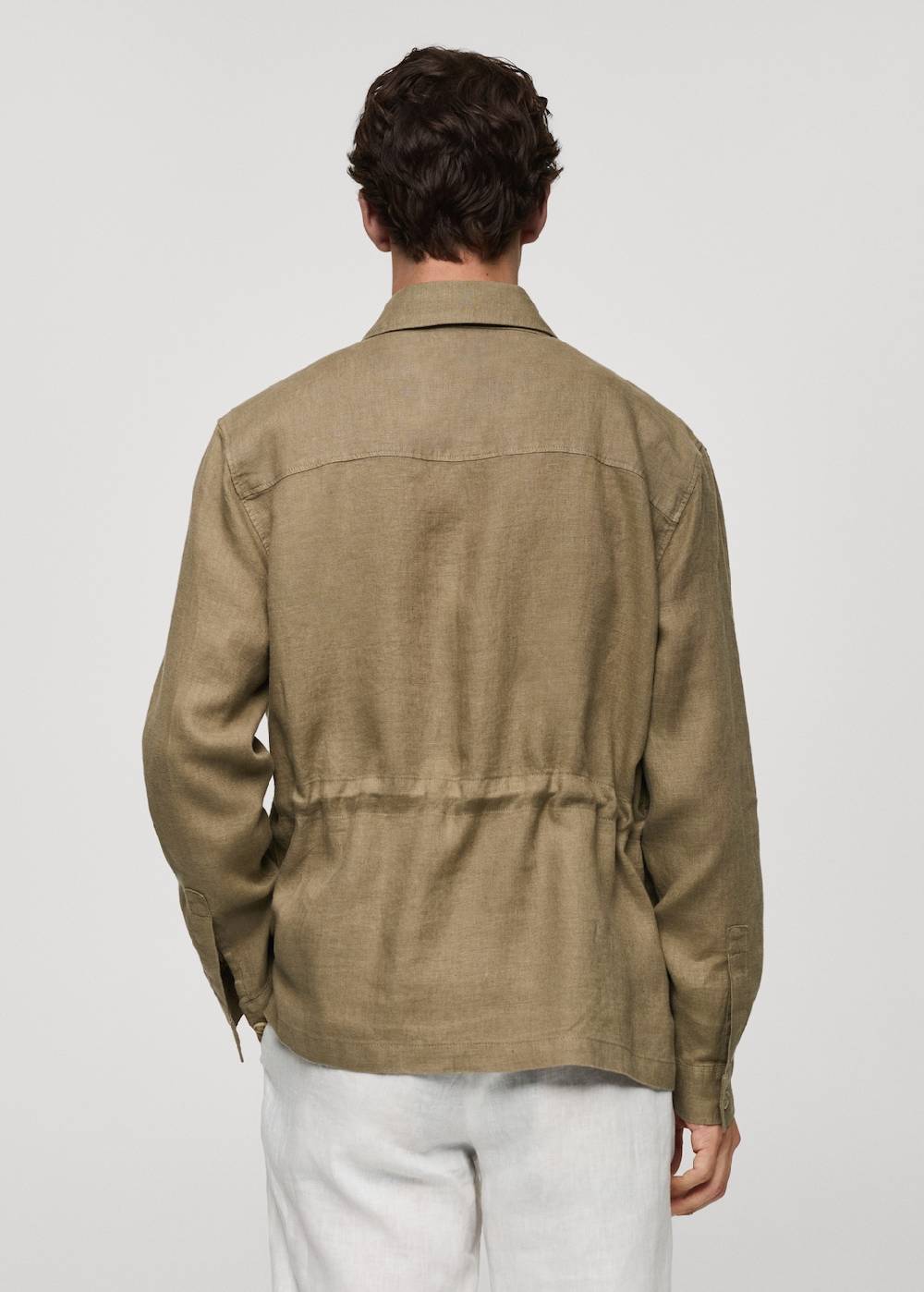 Mango Overshirt mit Taschen aus 100 % Leinen Neuheiten