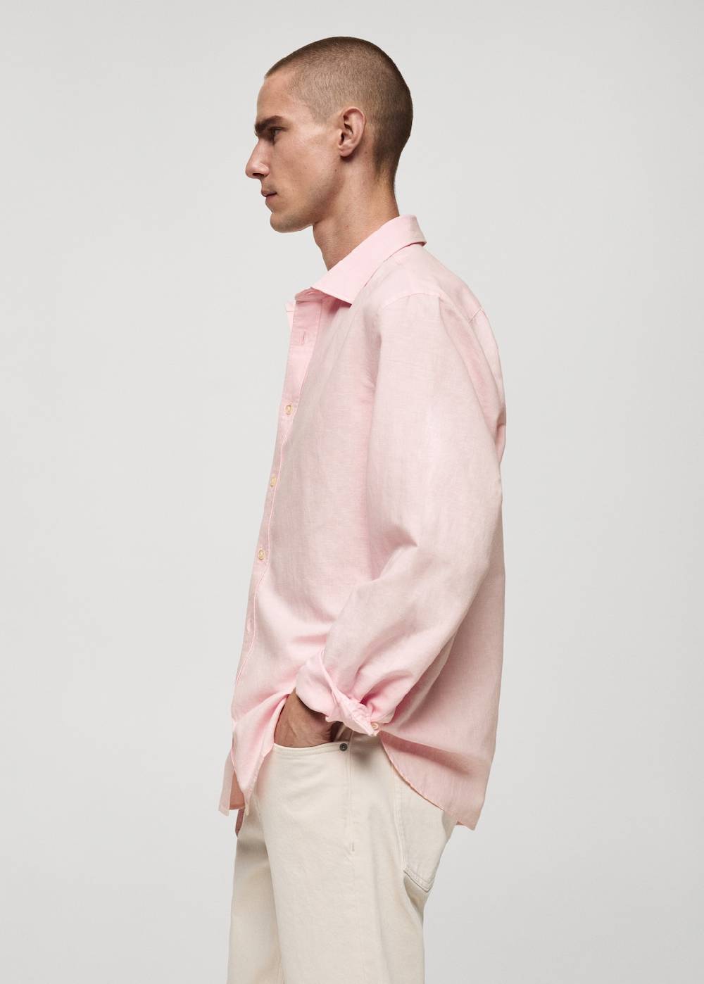 Mango Classic Fit-Leinenhemd Bestseller