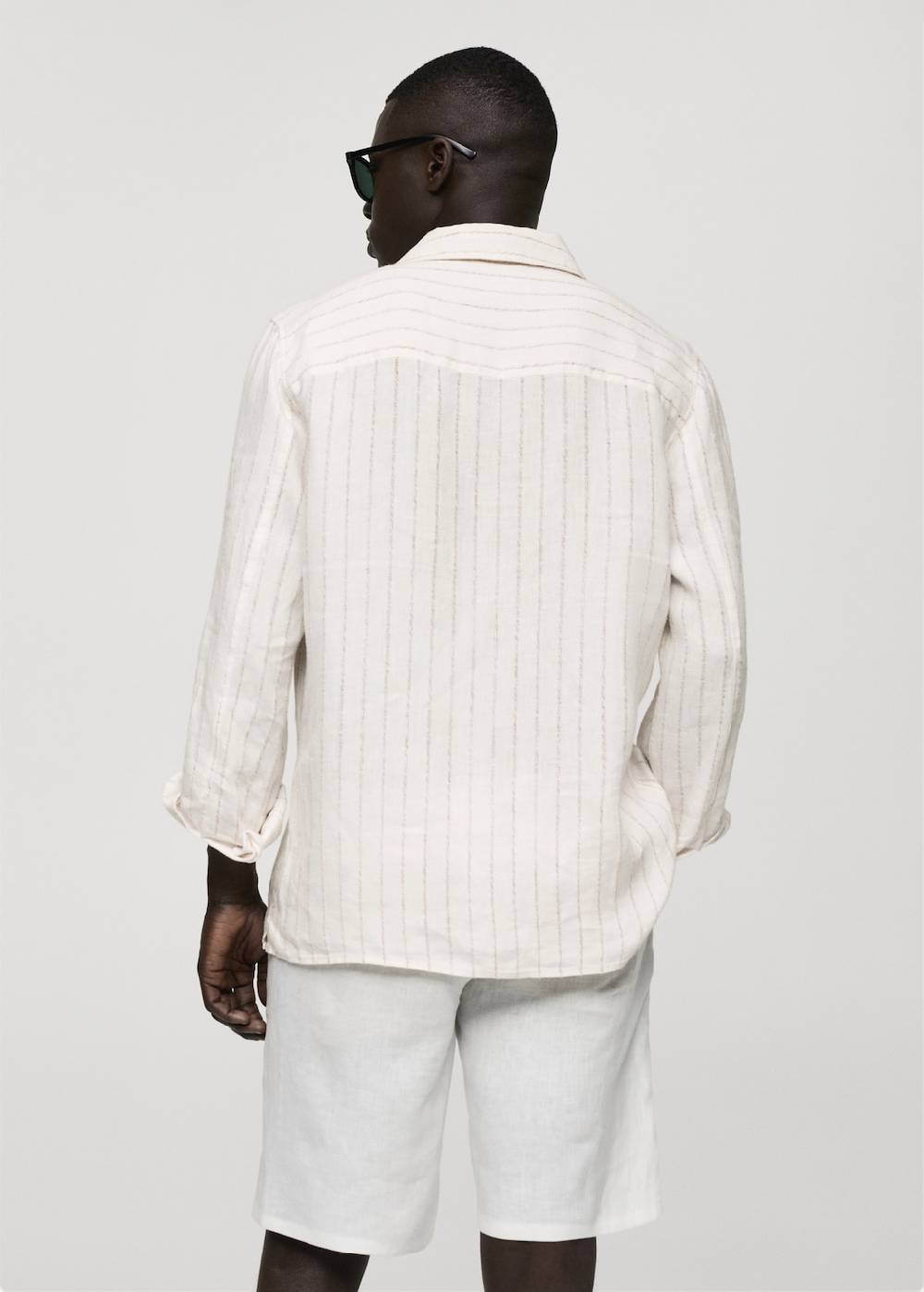 Mango Gestreiftes Regular Fit-Hemd aus 100 % Saisonale Angebote