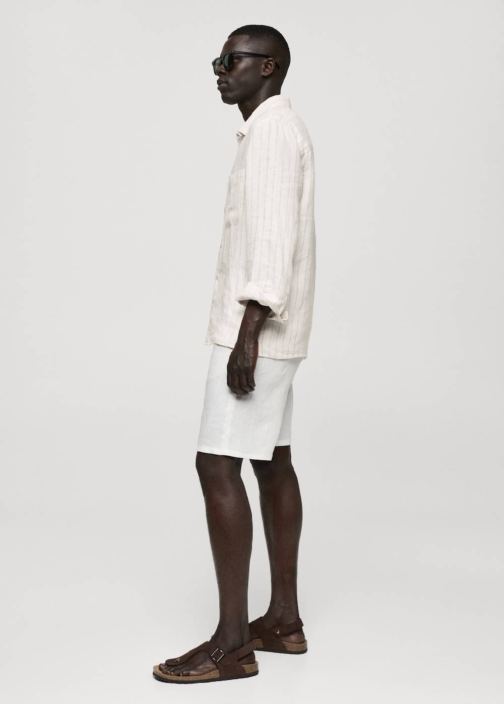 Mango Gestreiftes Regular Fit-Hemd aus 100 % Saisonale Angebote