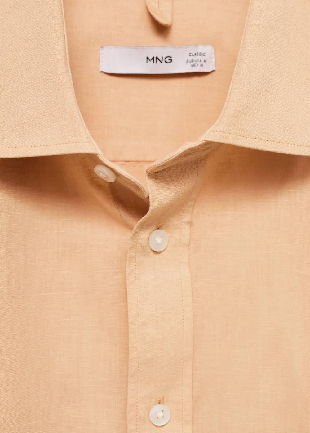 Mango Classic Fit-Leinenhemd Kauf eins, bekomm eins gratis