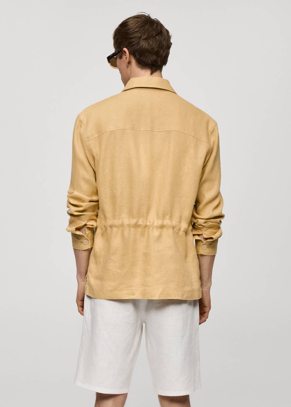 Mango Overshirt mit Taschen aus 100 % Leinen Wochenangebot