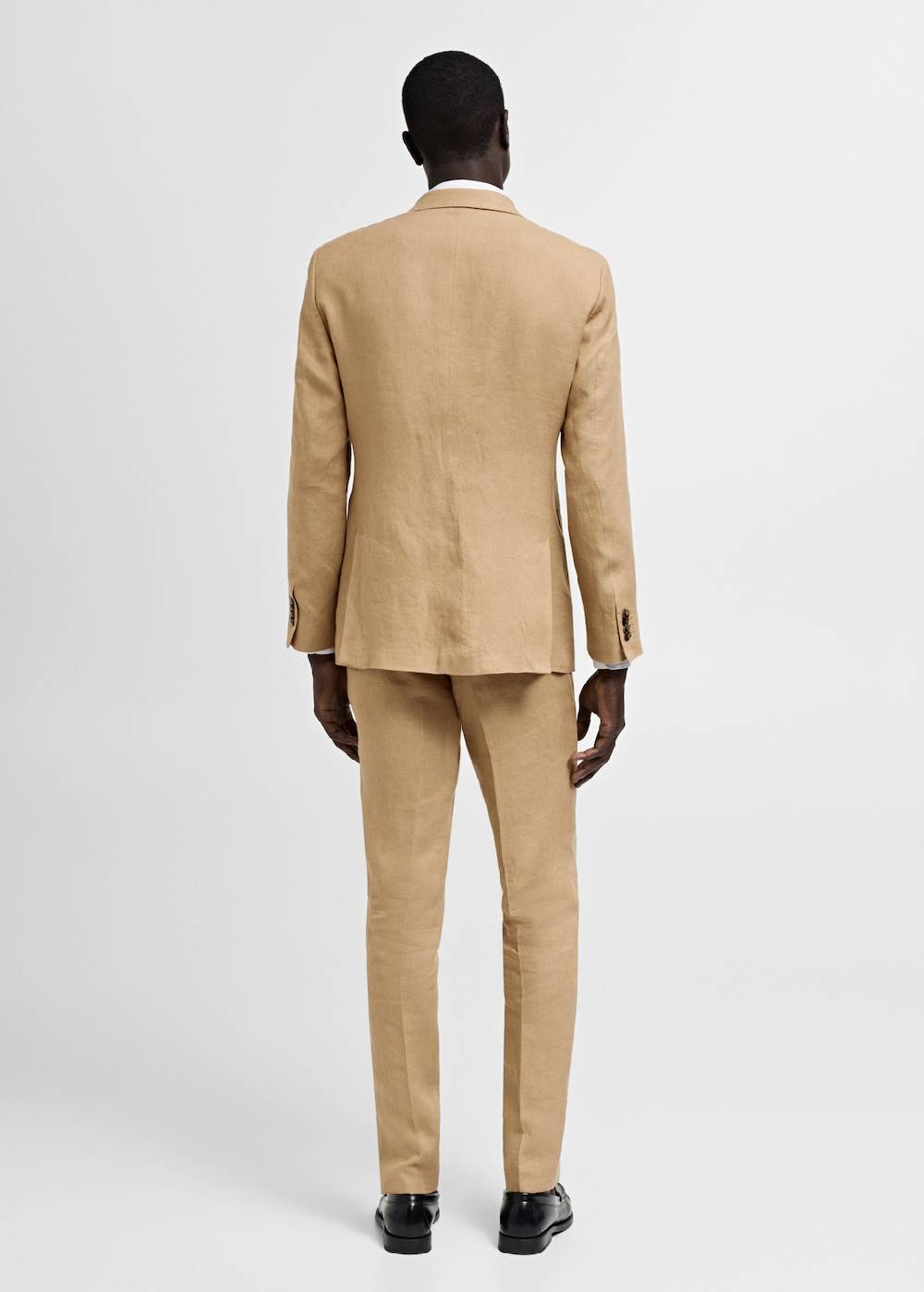 Mango Slim Fit-Anzugjacke aus 100 % Leinen Neueste Stile