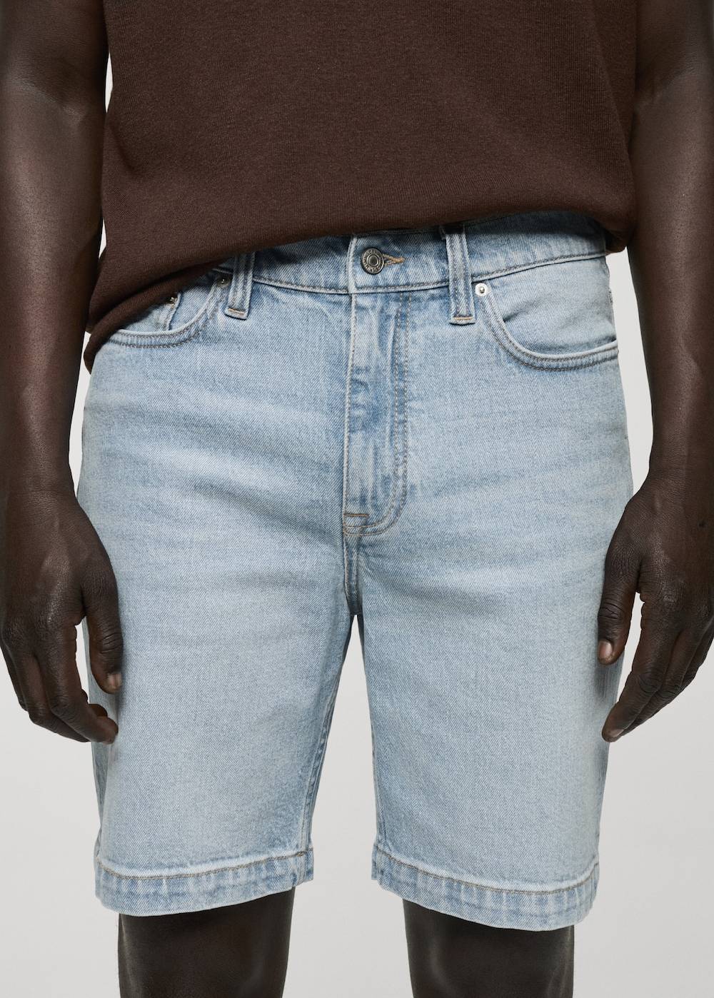 Mango Regular Fit-Bermudashorts aus Jeans Zeitbegrenzte Promotion