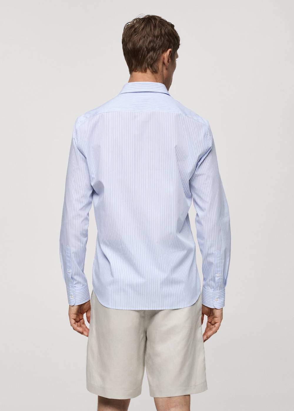 Mango Gestreiftes Regular-Fit.Hemd aus 100 % Baumwolle Sonderangebot der Fabrik