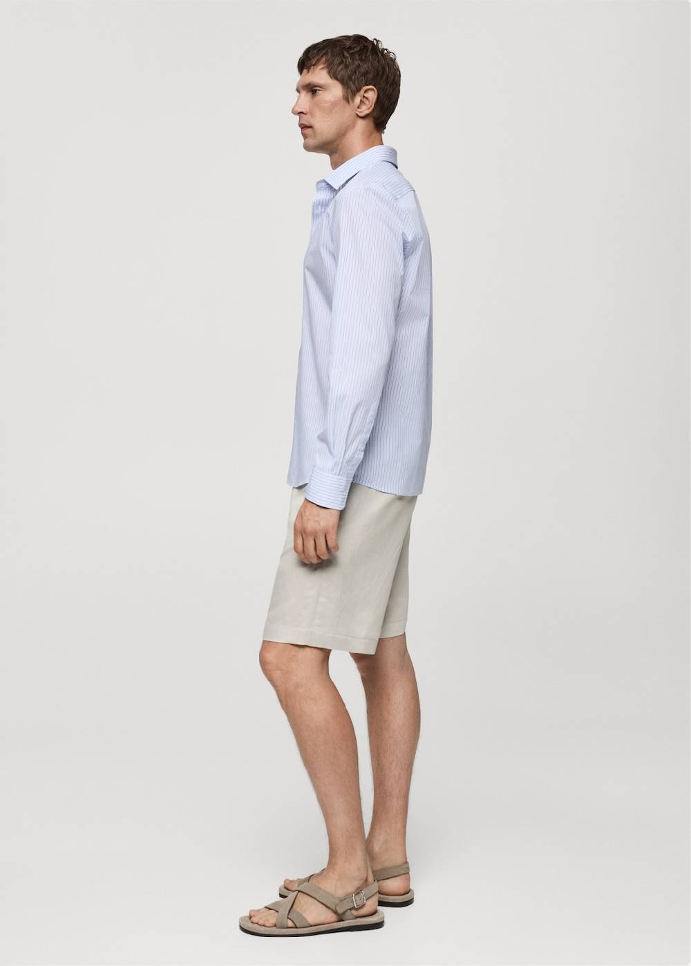Mango Gestreiftes Regular-Fit.Hemd aus 100 % Baumwolle Sonderangebot der Fabrik