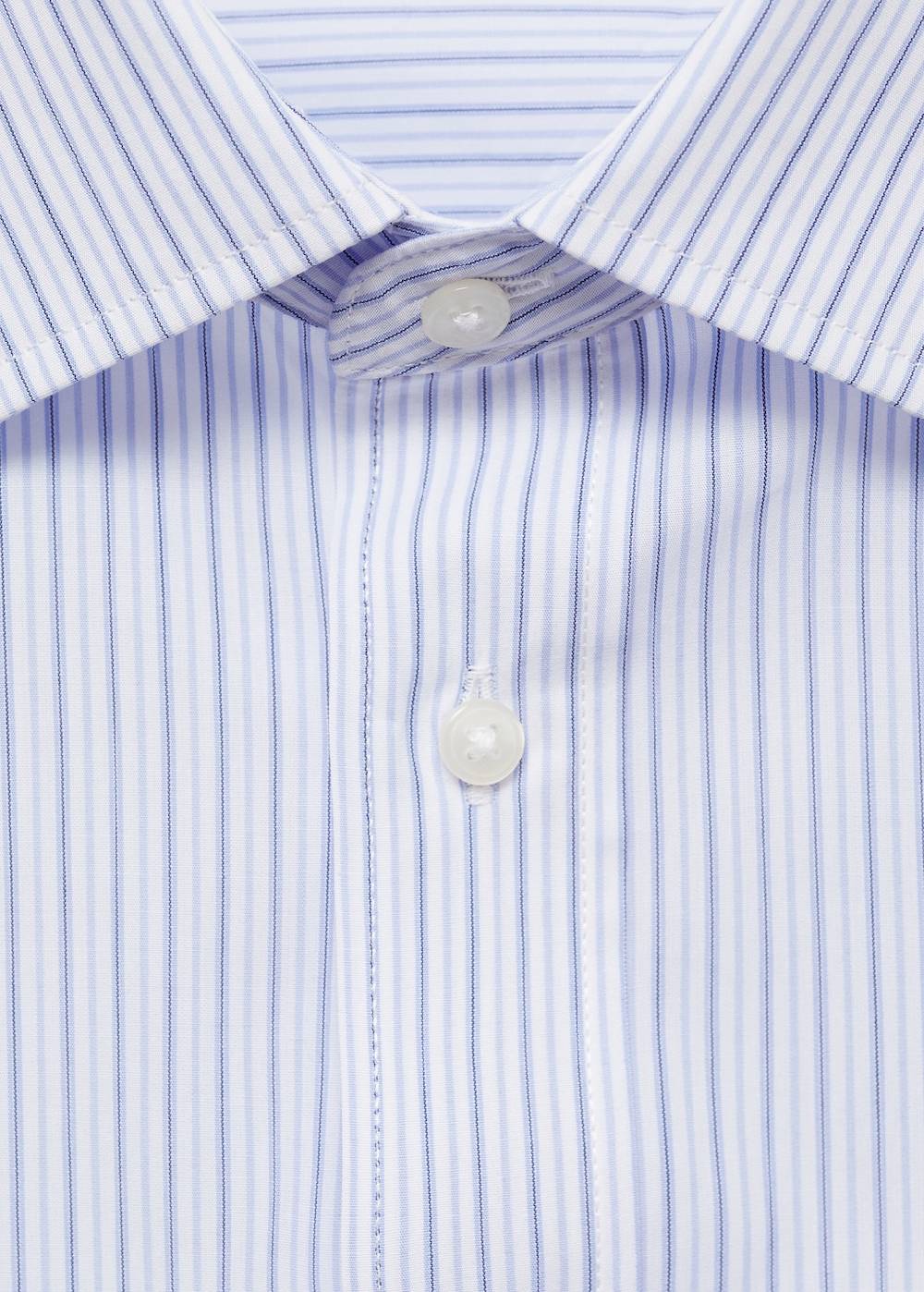 Mango Gestreiftes Regular-Fit.Hemd aus 100 % Baumwolle Sonderangebot der Fabrik