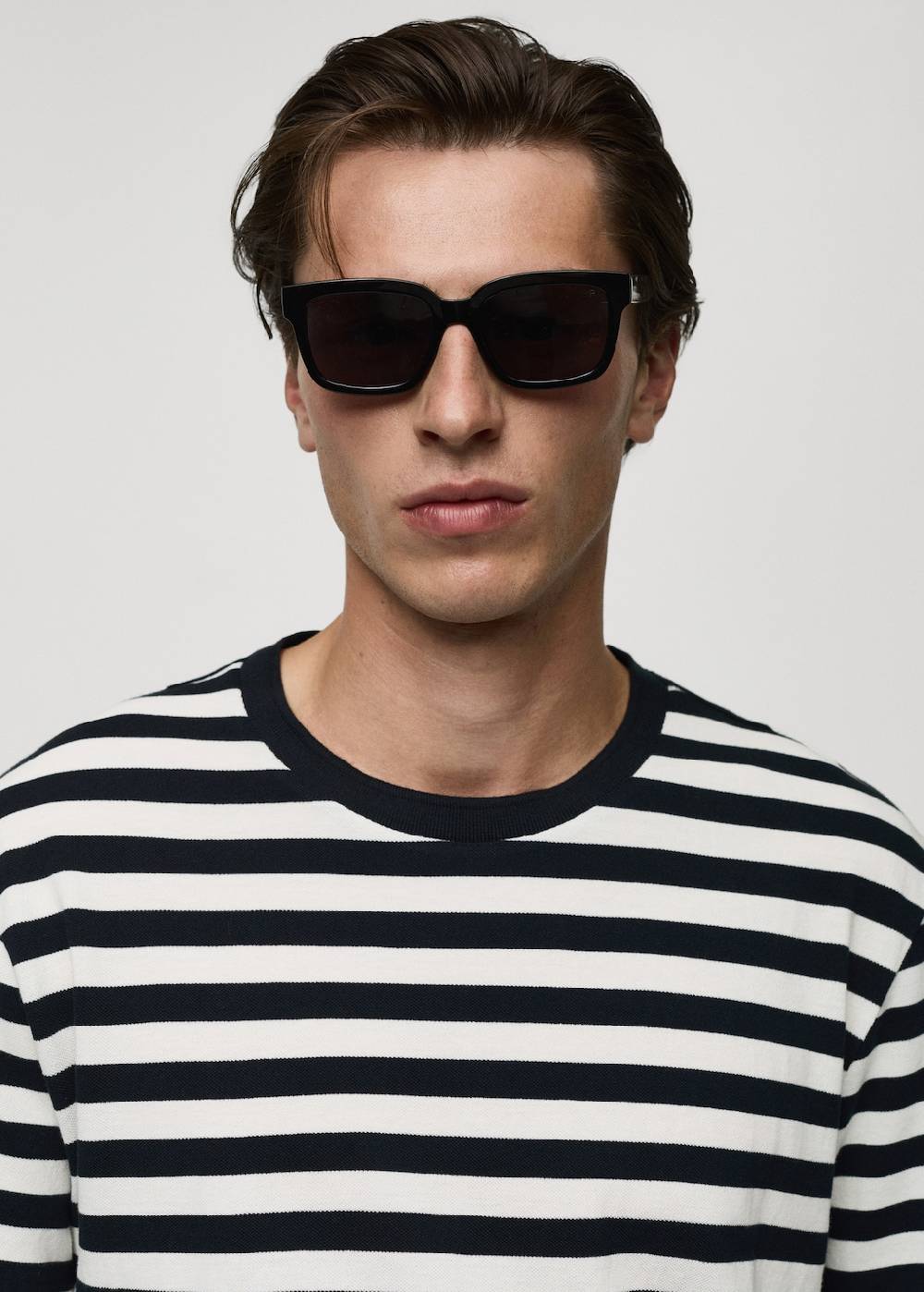 Mango Gestreiftes Regular-Fit-T-Shirt aus 100 % Baumwolle Bis zu 55% Rabatt